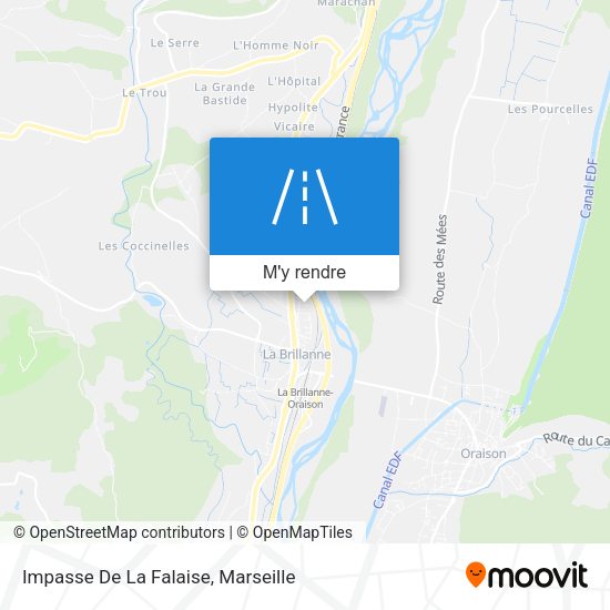 Impasse De La Falaise plan