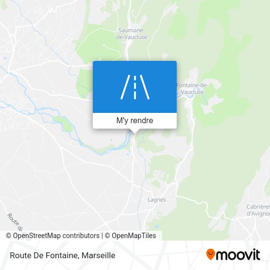 Route De Fontaine plan