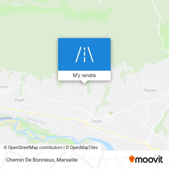 Chemin De Bonnieux plan