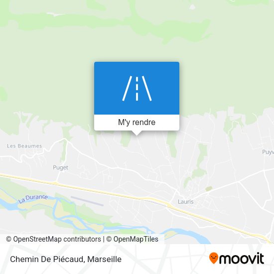 Chemin De Piécaud plan