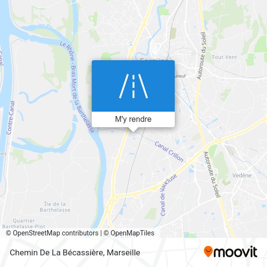 Chemin De La Bécassière plan