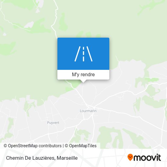 Chemin De Lauzières plan