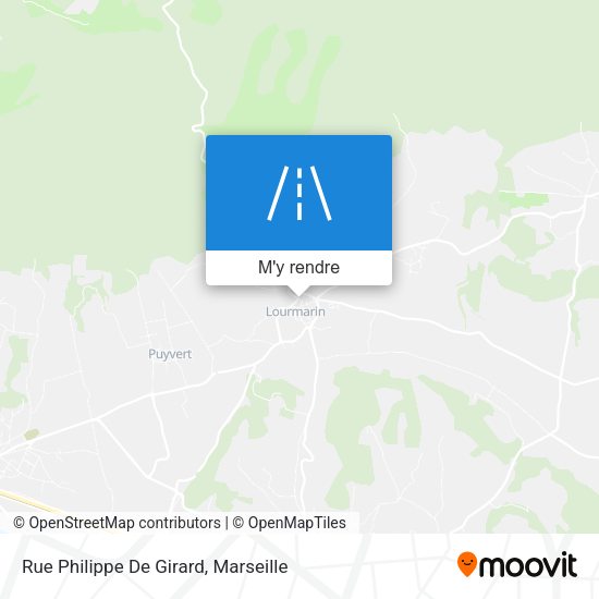 Rue Philippe De Girard plan