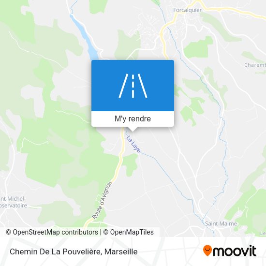 Chemin De La Pouvelière plan