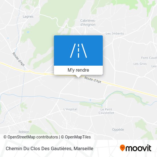 Chemin Du Clos Des Gautières plan