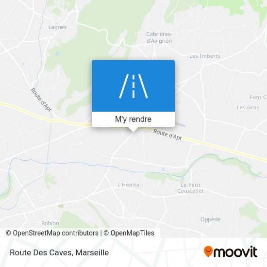 Route Des Caves plan