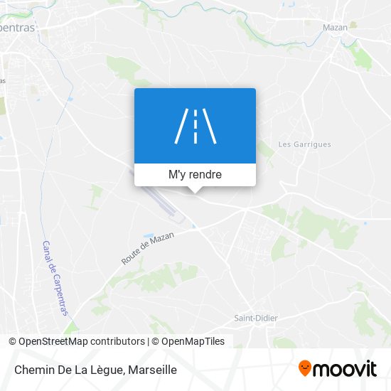 Chemin De La Lègue plan