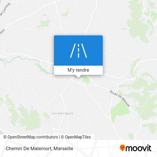 Chemin De Malemort plan