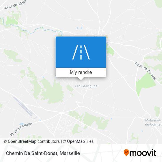 Chemin De Saint-Donat plan