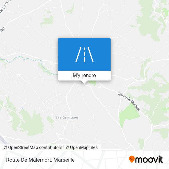 Route De Malemort plan