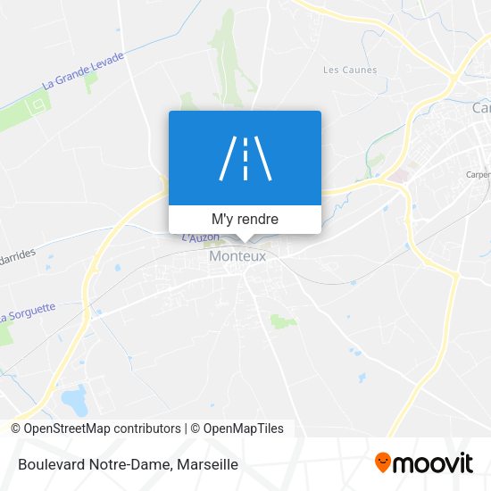 Boulevard Notre-Dame plan