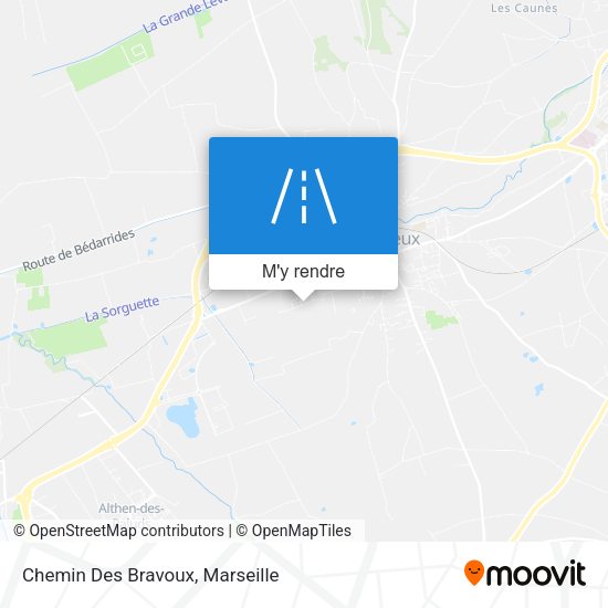 Chemin Des Bravoux plan