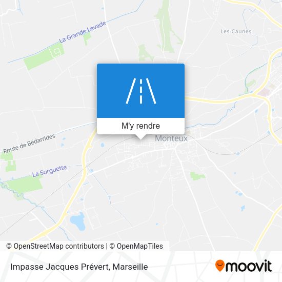 Impasse Jacques Prévert plan