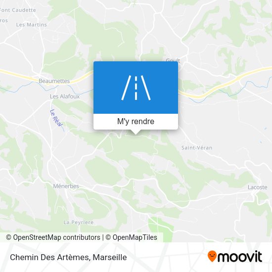 Chemin Des Artèmes plan