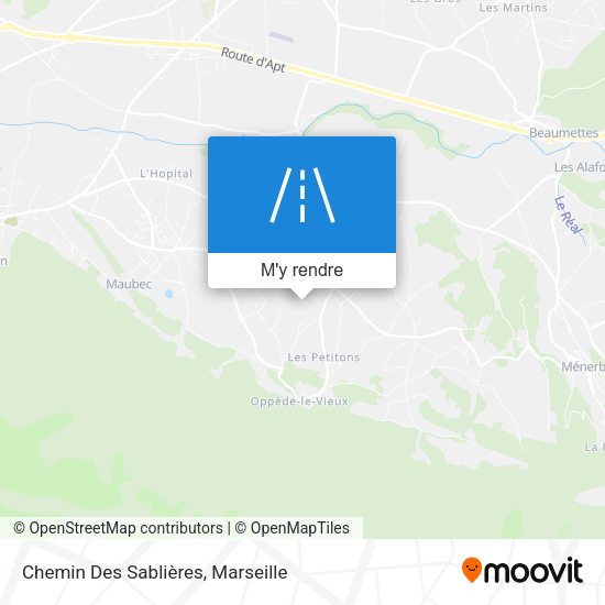 Chemin Des Sablières plan