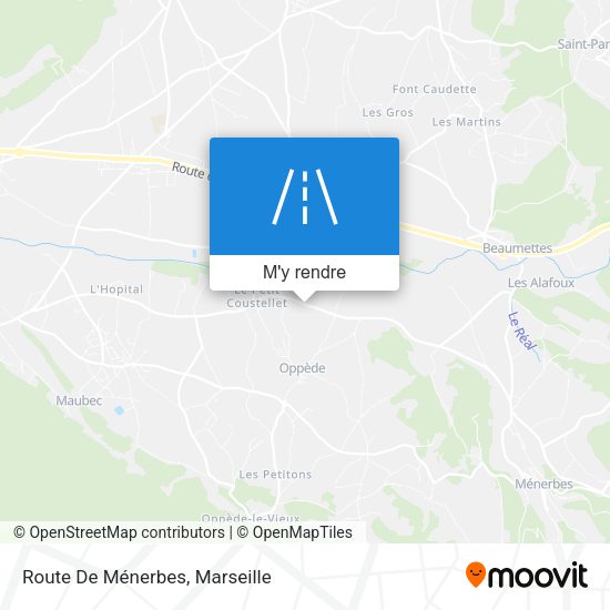 Route De Ménerbes plan