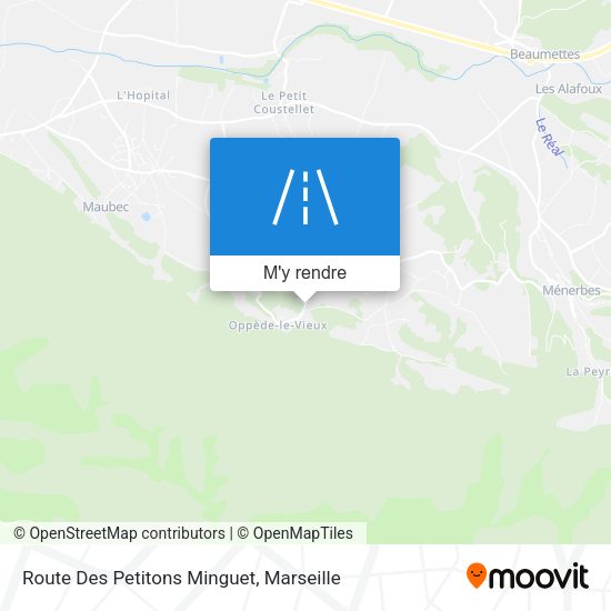 Route Des Petitons Minguet plan