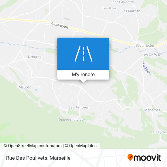 Rue Des Poulivets plan