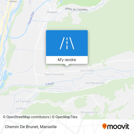 Chemin De Brunet plan