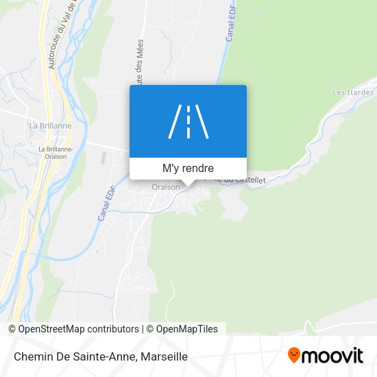 Chemin De Sainte-Anne plan