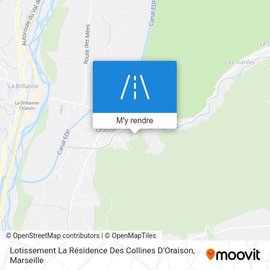 Lotissement La Résidence Des Collines D'Oraison plan