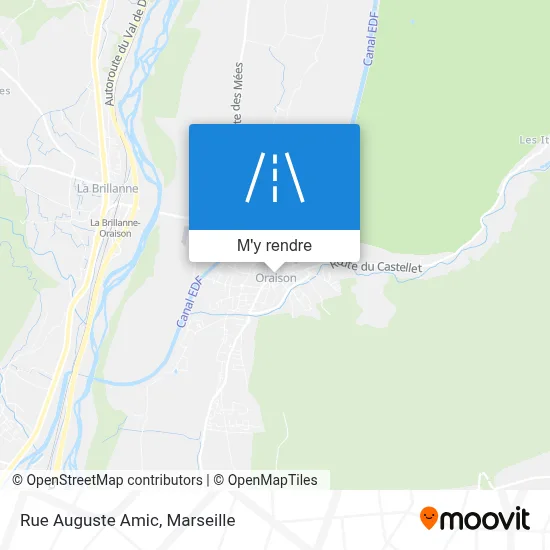 Rue Auguste Amic plan