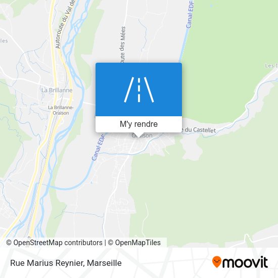 Rue Marius Reynier plan