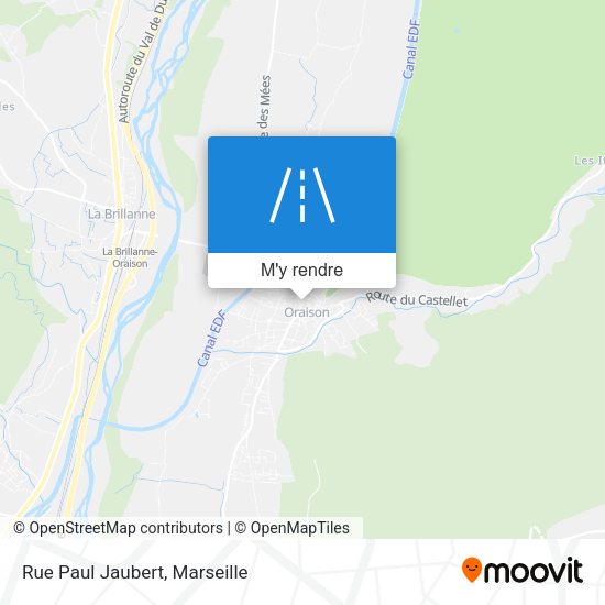 Rue Paul Jaubert plan