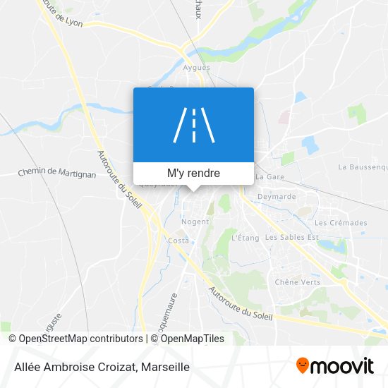 Allée Ambroise Croizat plan