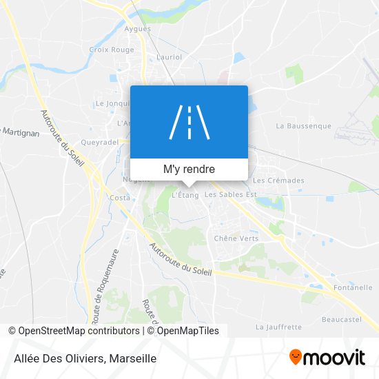 Allée Des Oliviers plan