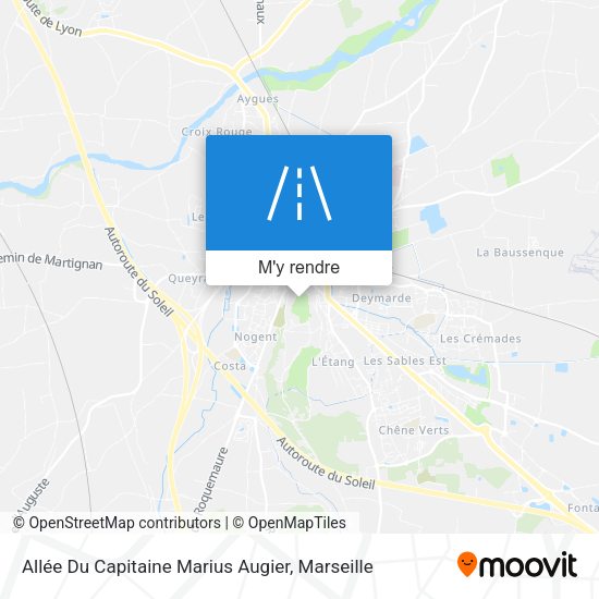 Allée Du Capitaine Marius Augier plan