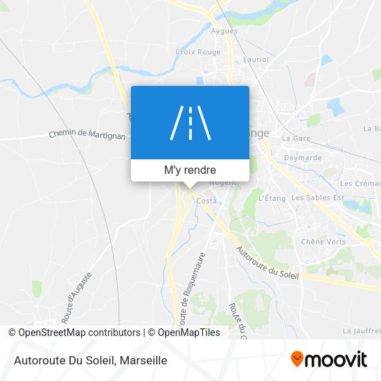 Autoroute Du Soleil plan
