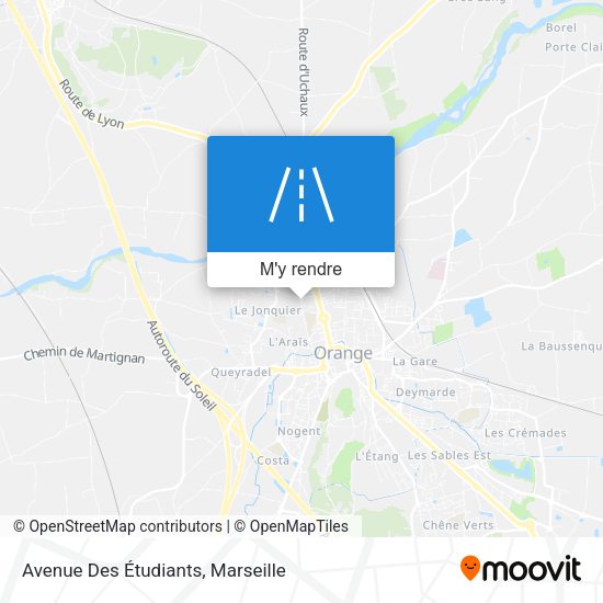 Avenue Des Étudiants plan