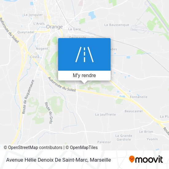 Avenue Hélie Denoix De Saint-Marc plan