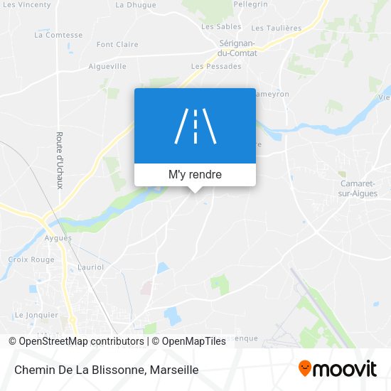 Chemin De La Blissonne plan