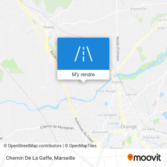 Chemin De La Gaffe plan