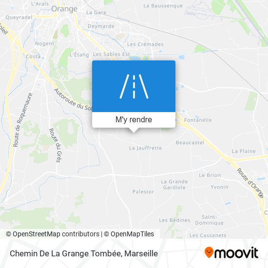 Chemin De La Grange Tombée plan