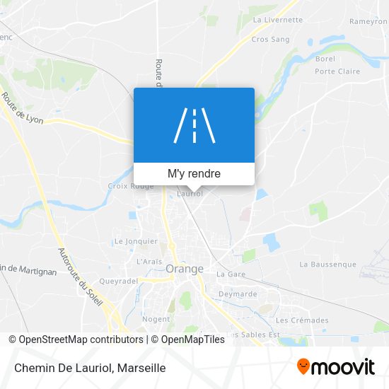 Chemin De Lauriol plan