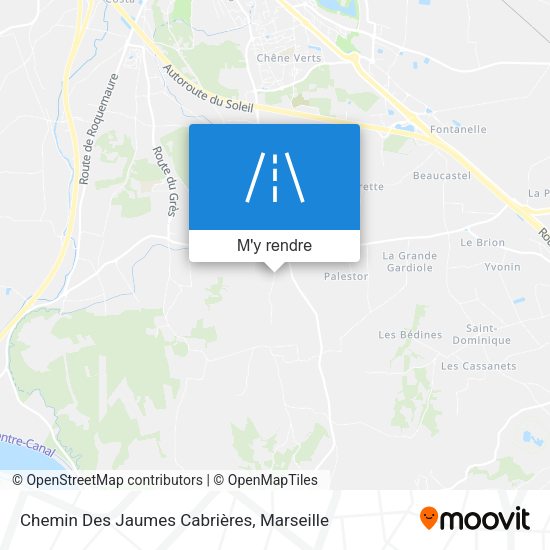 Chemin Des Jaumes Cabrières plan