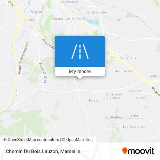 Chemin Du Bois Lauzon plan