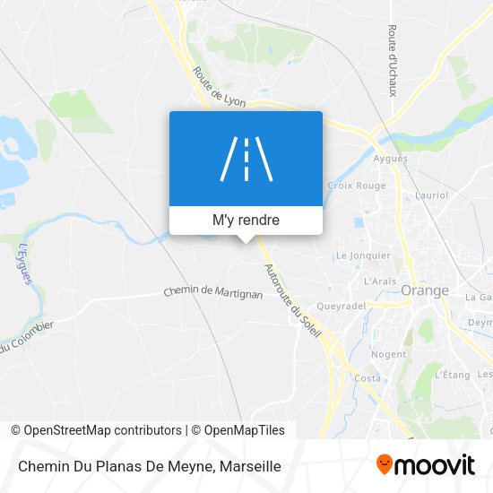 Chemin Du Planas De Meyne plan