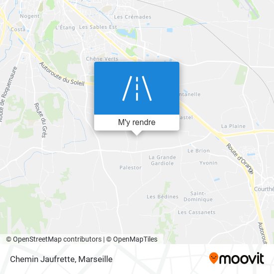 Chemin Jaufrette plan