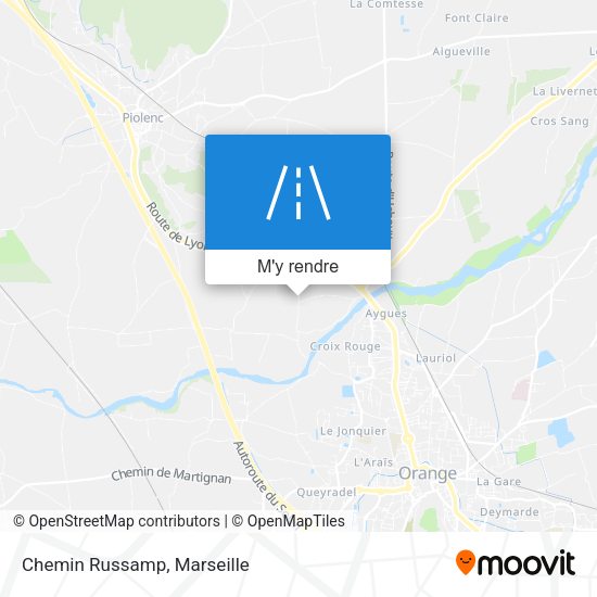 Chemin Russamp plan