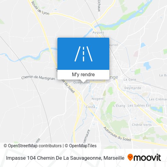 Impasse 104 Chemin De La Sauvageonne plan