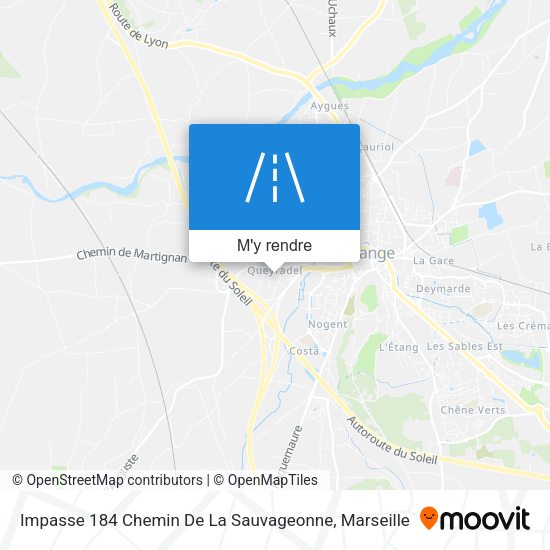 Impasse 184 Chemin De La Sauvageonne plan