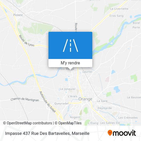 Impasse 437 Rue Des Bartavelles plan