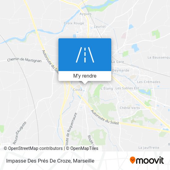 Impasse Des Prés De Croze plan