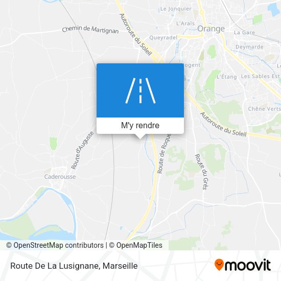 Route De La Lusignane plan