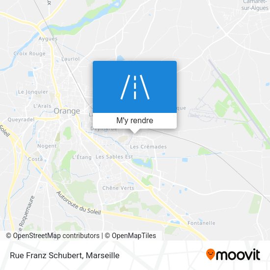 Rue Franz Schubert plan