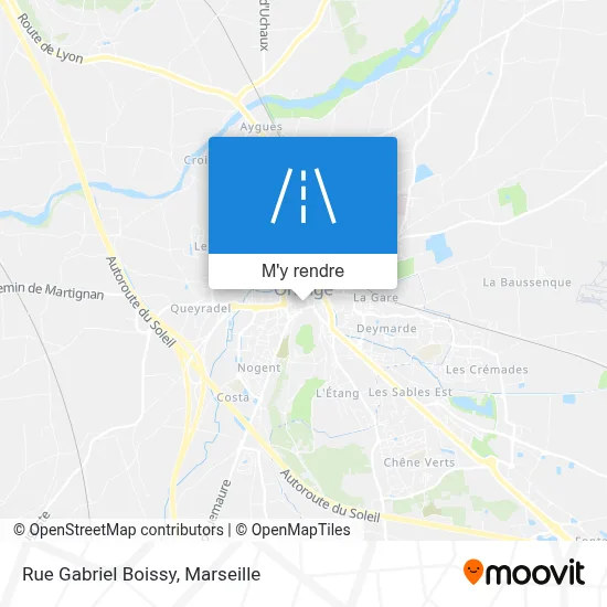 Rue Gabriel Boissy plan
